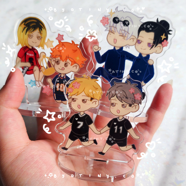 ⋆˙⟡♡₊˚⊹. ACRYLIC STANDEES WAVE 1 - haikyuu, jjk .⊹˚₊♡⟡˙⋆