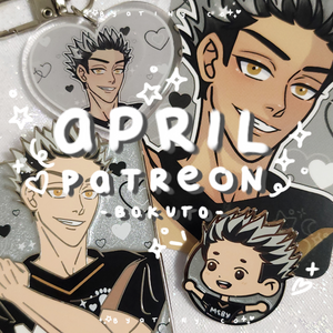 -`, APRIL PATREON - bokuto extras 🌟✨