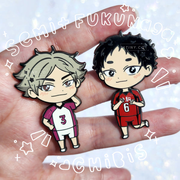 -`, SEMI + FUKUNAGA CHIBIS 💜❤️